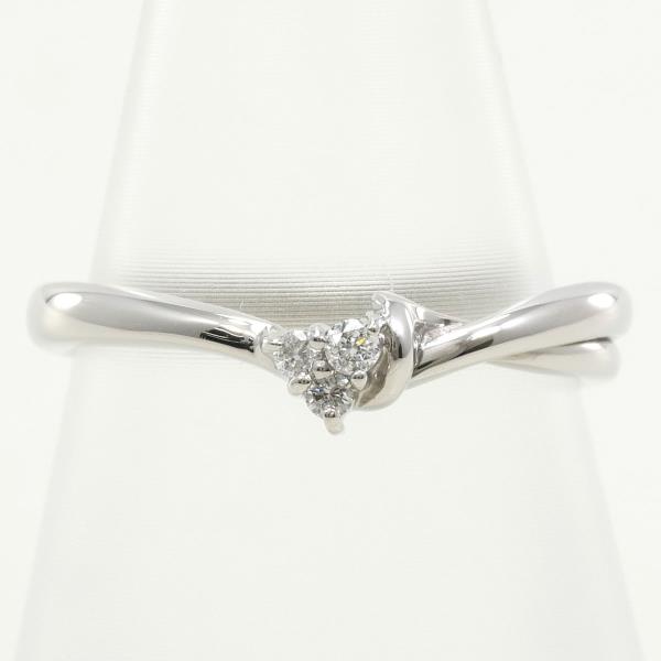 【通常価格より40%OFF】【素材】 PT950/プラチナ【石目】 ダイヤ 0.04ct 【総重量】 約3.0g【サイズ】 約9号【最大幅】 約4mm【サイズ直し】 不可【付属品】 なし【商品の状態】