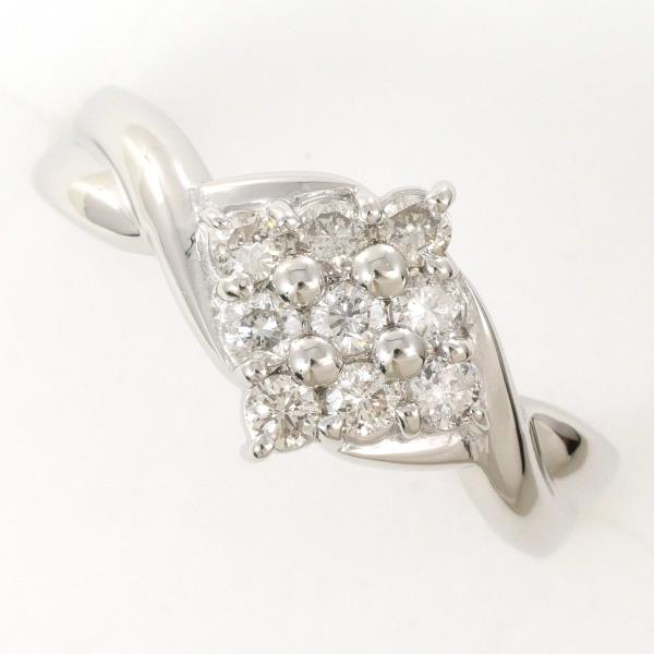 【通常価格より40%OFF】【素材】 PT900/プラチナ【石目】 ダイヤ 0.37ct 【総重量】 約4.4g【サイズ】 約13.5号【最大幅】 約10mm【サイズ直し】 不可【付属品】 なし【商品