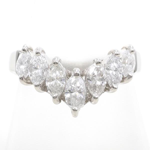 【通常価格より25%OFF】【素材】 PT900/プラチナ【石目】 天然ダイアモンド 1.04ct 【総重量】 約4.7g【サイズ】 約13号【最大幅】 約11mm【サイズ直し】 不可【付属品】 カー