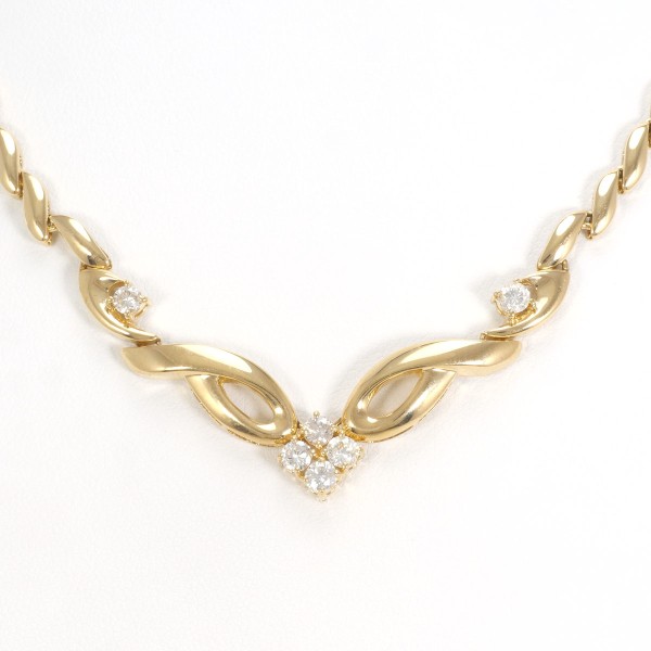 【通常価格より10%OFF】【素材】 K18/イエローゴールド【石目】 天然ダイアモンド 0.60ct 【総重量】 約19.8g【サイズ】 チェーン：全長 約40cm(アジャスターなし)【付属品】 カ