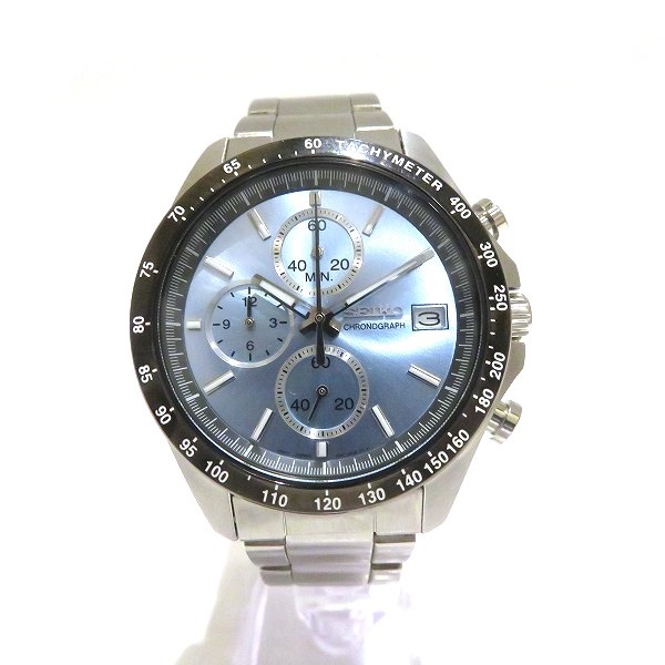 【通常価格より20%OFF】ブランド:セイコー型番:8T67-00C0シリアル:890349ムーヴメント:クォーツ材質:SSサイズ:ケース幅×厚さ×腕回り×重さ約39.8mm×12.0mm×17.5c