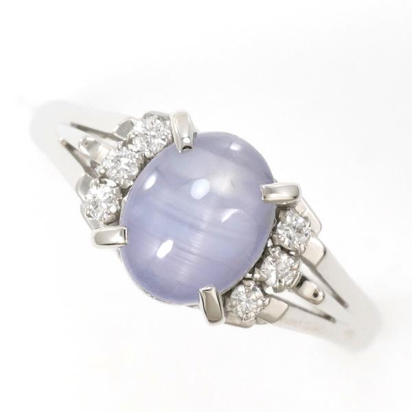 【通常価格より30%OFF】【素材】 PT900/プラチナ【石目】 スターサファイア 1.74ct ダイヤ 0.10ct【総重量】 約5.1g【サイズ】 約12.5号【最大幅】 約8mm【サイズ直し】