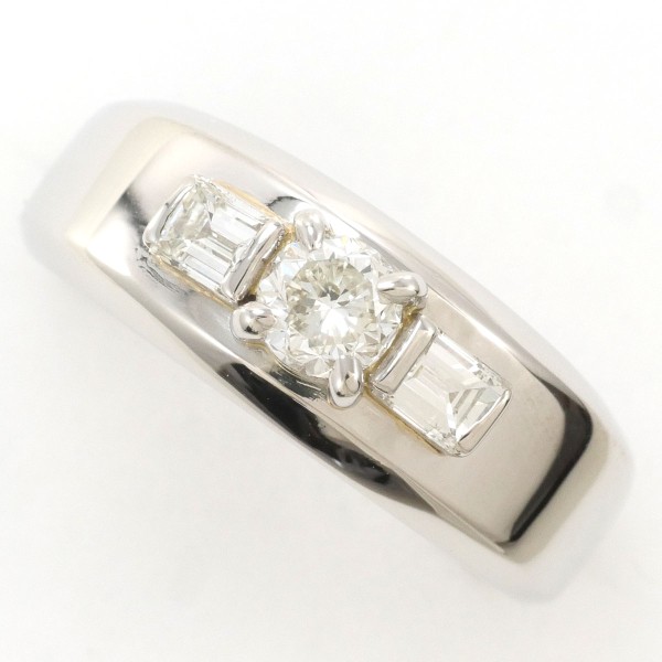 【通常価格より20%OFF】【素材】 PT900/プラチナ【石目】 天然ダイアモンド 0.31ct 0.35ctクラリティー：VS1 カラー：J カット：Fair 【総重量】 約10.5g【サイズ】 