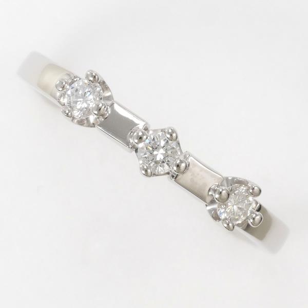 【通常価格より25%OFF】【素材】 PT900/プラチナ【石目】 ダイヤ 0.20ct 【総重量】 約3.5g【サイズ】 約15号【最大幅】 約3.5mm【サイズ直し】 2サイズは可能(3万円以上は