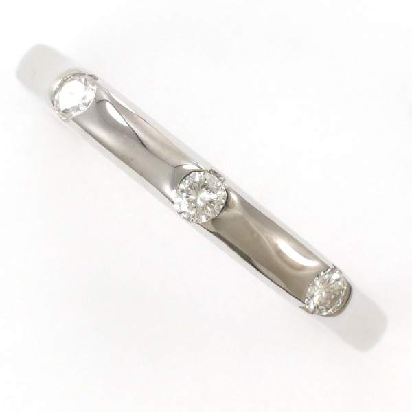 【通常価格より25%OFF】【素材】 K18/ホワイトゴールド【石目】 ダイヤ 0.13ct 【総重量】 約2.6g【サイズ】 約12.5号【最大幅】 約3mm【サイズ直し】 不可【付属品】 なし【商