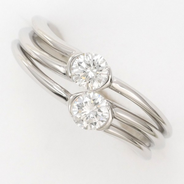【通常価格より25%OFF】【素材】 PT900/プラチナ【石目】 天然ダイアモンド 0.237ct 0.230ct【総重量】 約6.8g【サイズ】 約12号【最大幅】 約7mm【サイズ直し】 不可【