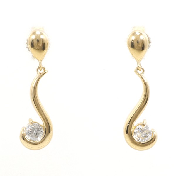 【通常価格より20%OFF】【素材】 K18/イエローゴールド【石目】 ダイヤ 0.10ct ×2 【総重量】 約1.8g【付属品】 なし【商品の状態】 新品仕上げ済み一粒ダイヤのお品です※ご注文前に