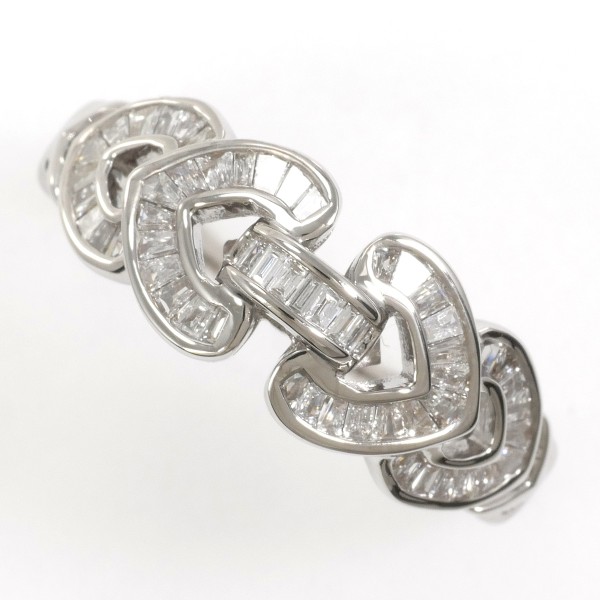【通常価格より20%OFF】【素材】 K18/ホワイトゴールド【石目】 ダイヤ 0.35ct 【総重量】 約3.4g【サイズ】 約13号【最大幅】 約8mm【サイズ直し】 不可【付属品】 なし【商品の