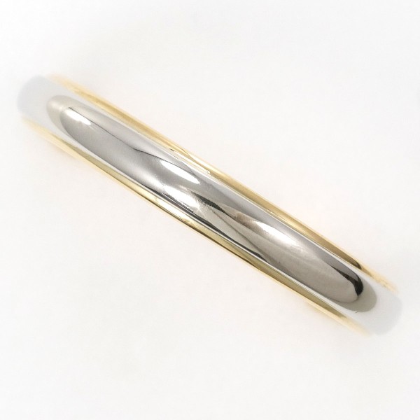 【通常価格より15%OFF】【素材】 PT900/プラチナK18/イエローゴールド【総重量】 約3.2g【サイズ】 約13.5号【最大幅】 約3mm【サイズ直し】 不可【付属品】 なし【商品の状態】 