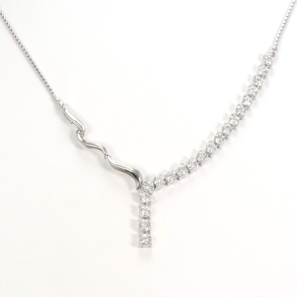 【通常価格より10%OFF】【素材】 PT850/プラチナ【石目】 ダイヤ 2.02ct 【総重量】 約9.6g【サイズ】 チェーン：全長 約40cm(アジャスター3.5cm)【付属品】 カード式鑑別