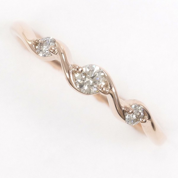 【通常価格より10%OFF】【素材】 K10/ピンクゴールド【石目】 ブラウンダイヤ 0.15ct 【総重量】 約1.2g【サイズ】 約11号【最大幅】 約3mm【サイズ直し】 不可【付属品】 なし【