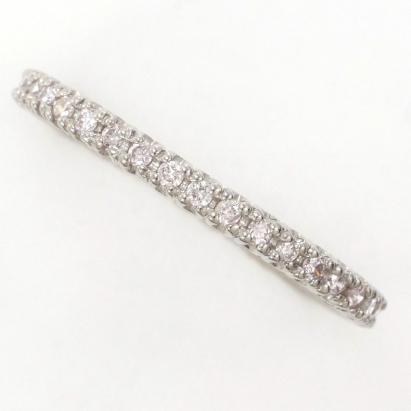 【通常価格より10%OFF】【素材】 K18/ホワイトゴールド【石目】 ダイヤ 0.20ct 【総重量】 約1.5g【サイズ】 約16.5号【最大幅】 約2mm【サイズ直し】 不可【付属品】 なし【商