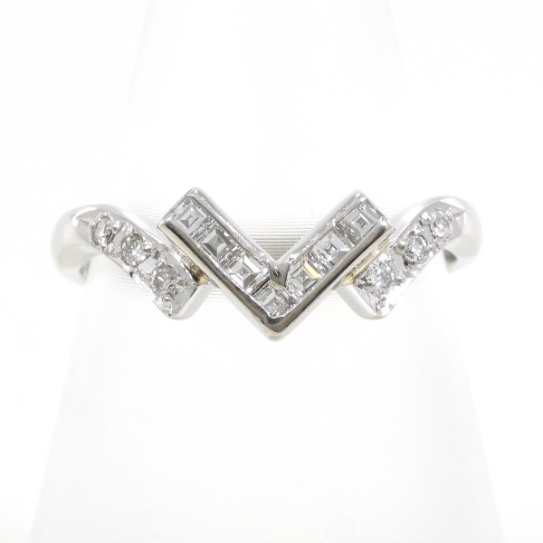 【通常価格より5%OFF】【素材】 PT900/プラチナ【石目】 ダイヤ 0.26ct 【総重量】 約3.5g【サイズ】 約11号【最大幅】 約6mm【サイズ直し】 不可【付属品】 なし【商品の状態】