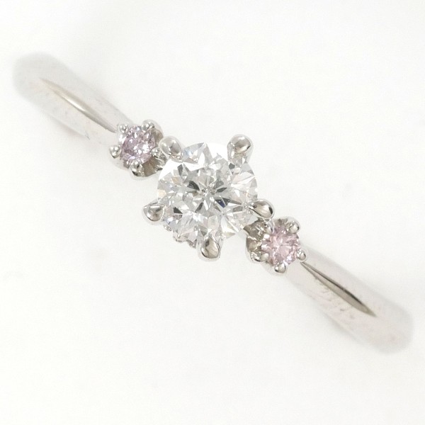【素材】 PT950/プラチナ 【石目】 ダイヤ 0.176ct 0.02ct 【総重量】 約2.4g 【サイズ】 約6.5号 【最大幅】 約4mm 【サイズ直し】 不可 【付属品】 なし 【商品の状
