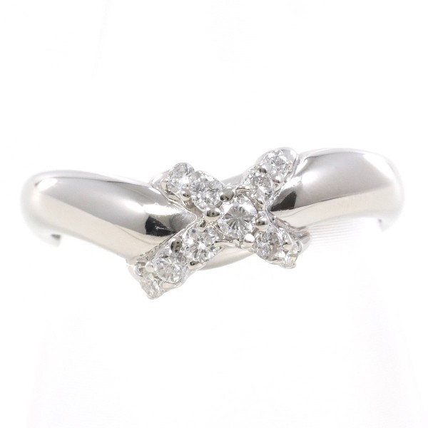 【通常価格より5%OFF】【素材】 PT900/プラチナ【石目】 ダイヤ 0.20ct 【総重量】 約3.7g【サイズ】 約12号【最大幅】 約7mm【サイズ直し】 不可【付属品】 なし【商品の状態】