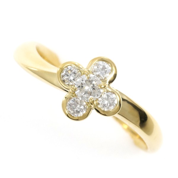 【素材】 K18/イエローゴールド 【石目】 ダイヤ 0.26ct 【総重量】 約2.6g 【サイズ】 約10.5号 【最大幅】 約7mm 【サイズ直し】 不可 【付属品】 なし 【商品の状態】 新品