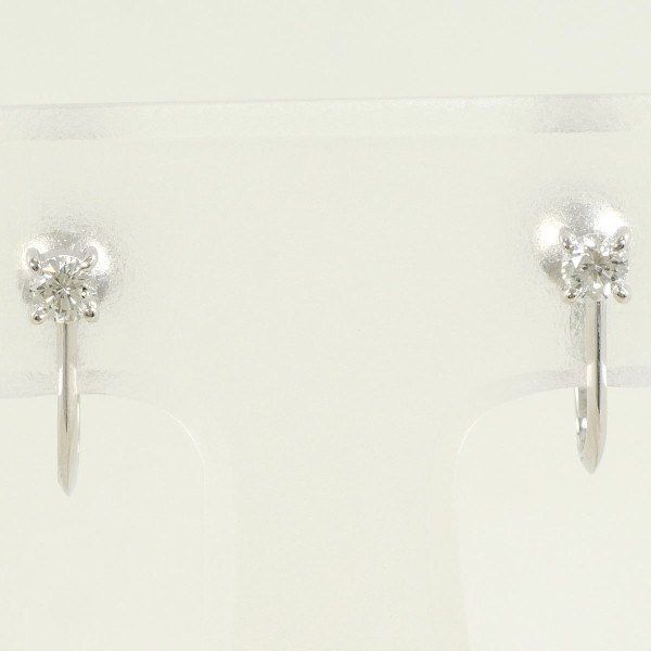 【通常価格より5%OFF】【素材】 PT850/プラチナ【石目】 ダイヤ 0.17ct×2 【総重量】 約1.6g【付属品】 なし【商品の状態】 新品仕上げ済み※ご注文前にご確認ください※・再生ジュエ