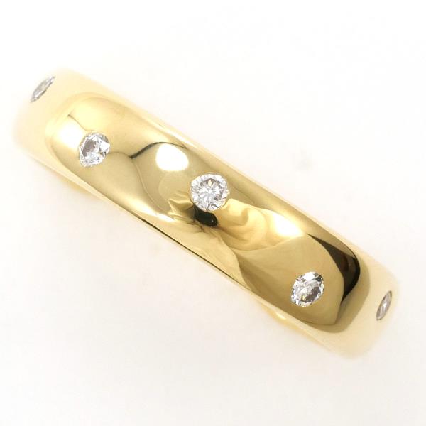 【素材】 K18/イエローゴールド 【石目】 ダイヤ 0.20ct 【総重量】 約3.6g 【サイズ】 約8号 【最大幅】 約4mm 【サイズ直し】 不可 【付属品】 なし 【商品の状態】 新品仕上げ