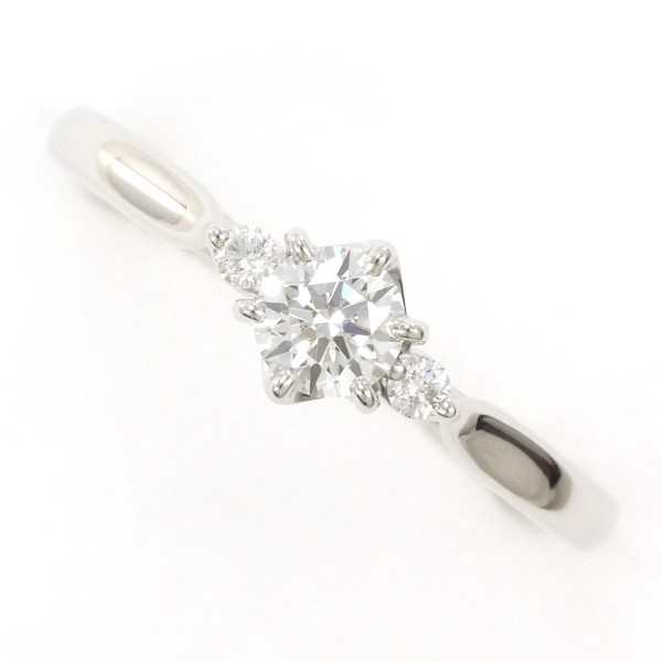 【通常価格より20%OFF】【素材】 PT950/プラチナ【石目】 ダイヤ 0.21ct 【総重量】 約2.7g【サイズ】 約7.5号【最大幅】 約5mm【サイズ直し】 不可【付属品】 箱【商品の状態