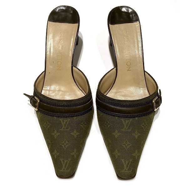 ルイヴィトン Louis Vuitton モノグラムミニ ミュール サンダル ブランド小物 靴 レディース【中古】